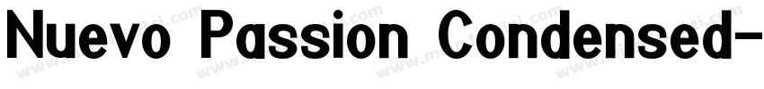 Nuevo Passion Condensed字体转换